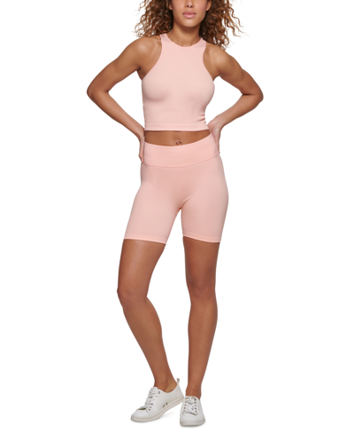 Calvin Klein Performance Women's Cropped Top In Creamsicle