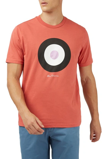 Ben Sherman Men's Signature Target Graphic Short-sleeve T-shirt In Raspberry