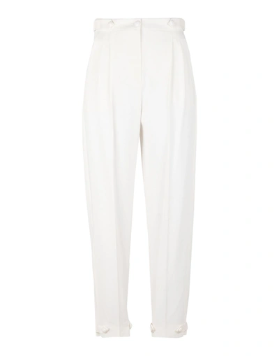 Emporio Armani Pants In Ivory