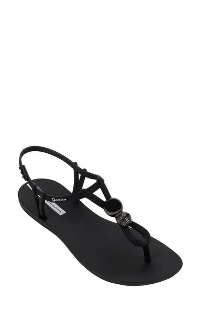 Ipanema Women's Class Connect T-strap Comfort Sandals In Black