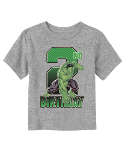 Marvel Toddler's  3rd Birthday Hulk Unisex T-shirt In Athletic Heather