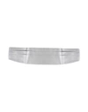 Emporio Armani Fabric Belt In Light Grey