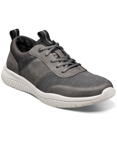 Nunn Bush Men's Kore City Pass Knit Moc Toe Oxford Shoes In Taupe