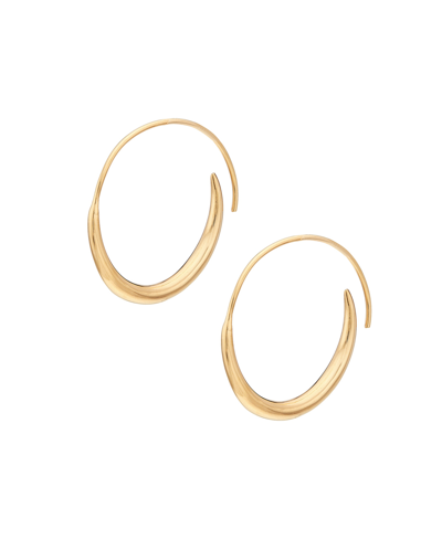 Soko 24k Gold-plated Amali Threader Hoop Earrings