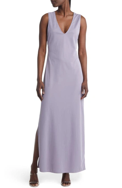 Open Edit Wear Two Ways Knit Midi Dress In Purple Ridge