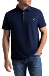 Hypernatural El Capitán Classic Fit Supima® Cotton Blend Piqué Golf Polo In Midnight Navy