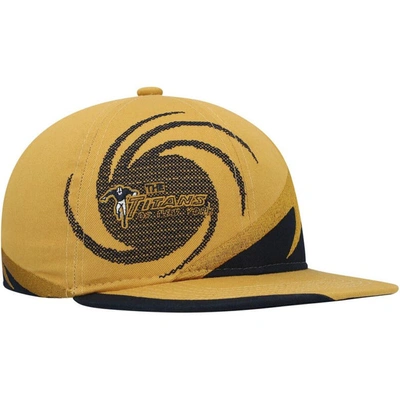 Mitchell & Ness Kids' Youth  Gold/navy New York Titans Gridiron Classic Spiral Snapback Hat