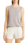 Zella Work For It Easy Tank Top In Grey Zinc