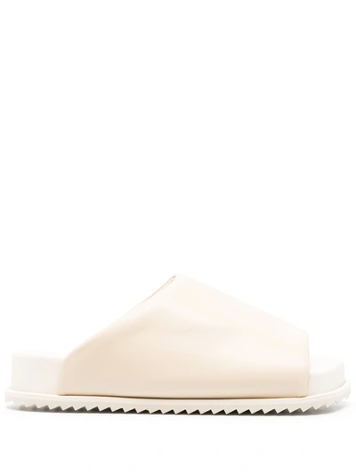 Yume Yume Open-toe Slip-on Slides In Neutrals