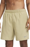 Nike Men's Challenger Dri-fit 7" Brief-lined Running Shorts In Brown