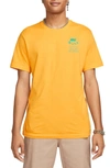 Nike Art Of Sport Graphic T-shirt In Yellow