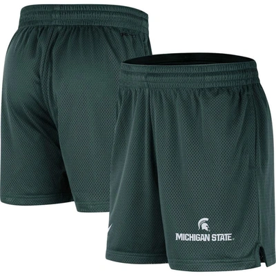 Nike Michigan State  Men's Dri-fit College Knit Shorts In Green