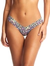 Hanky Panky Printed Signature Low Rise Thong In Disco Diva