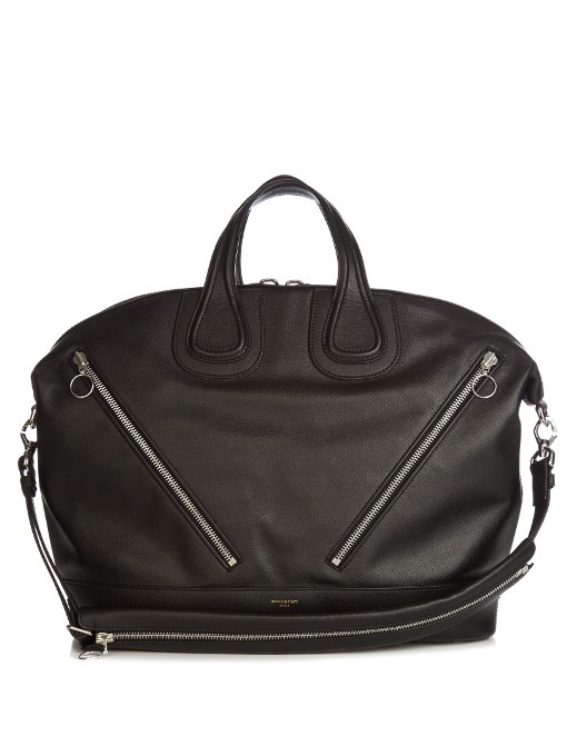 Givenchy Nightingale Leather Holdall In Black | ModeSens