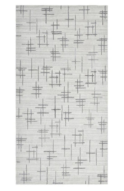 Solo Rugs Wren Handmade Area Rug In Light Gray