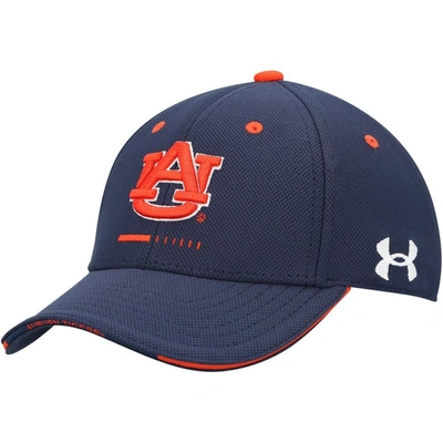 Under Armour Kids' Youth  Navy Auburn Tigers Blitzing Accent Performance Adjustable Hat
