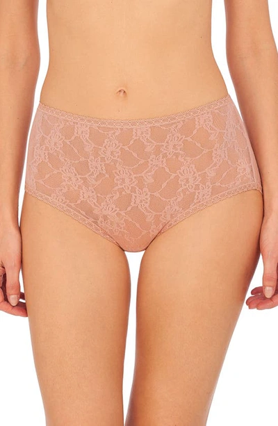 Natori Bliss Allure Lace Full Briefs In Rose Beige