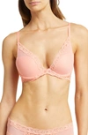 Natori Feathers Underwire Contour Bra In Cantaloup