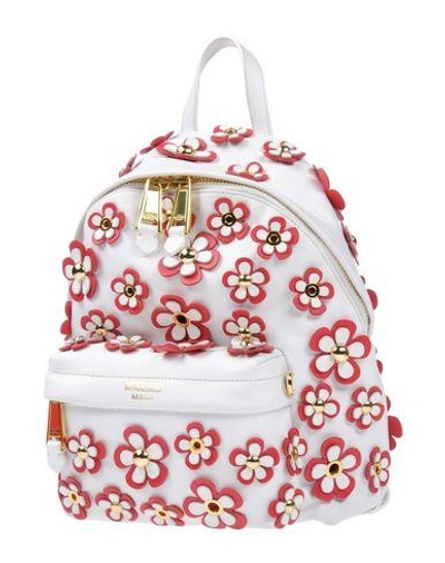 Moschino Backpack & Fanny Pack In White