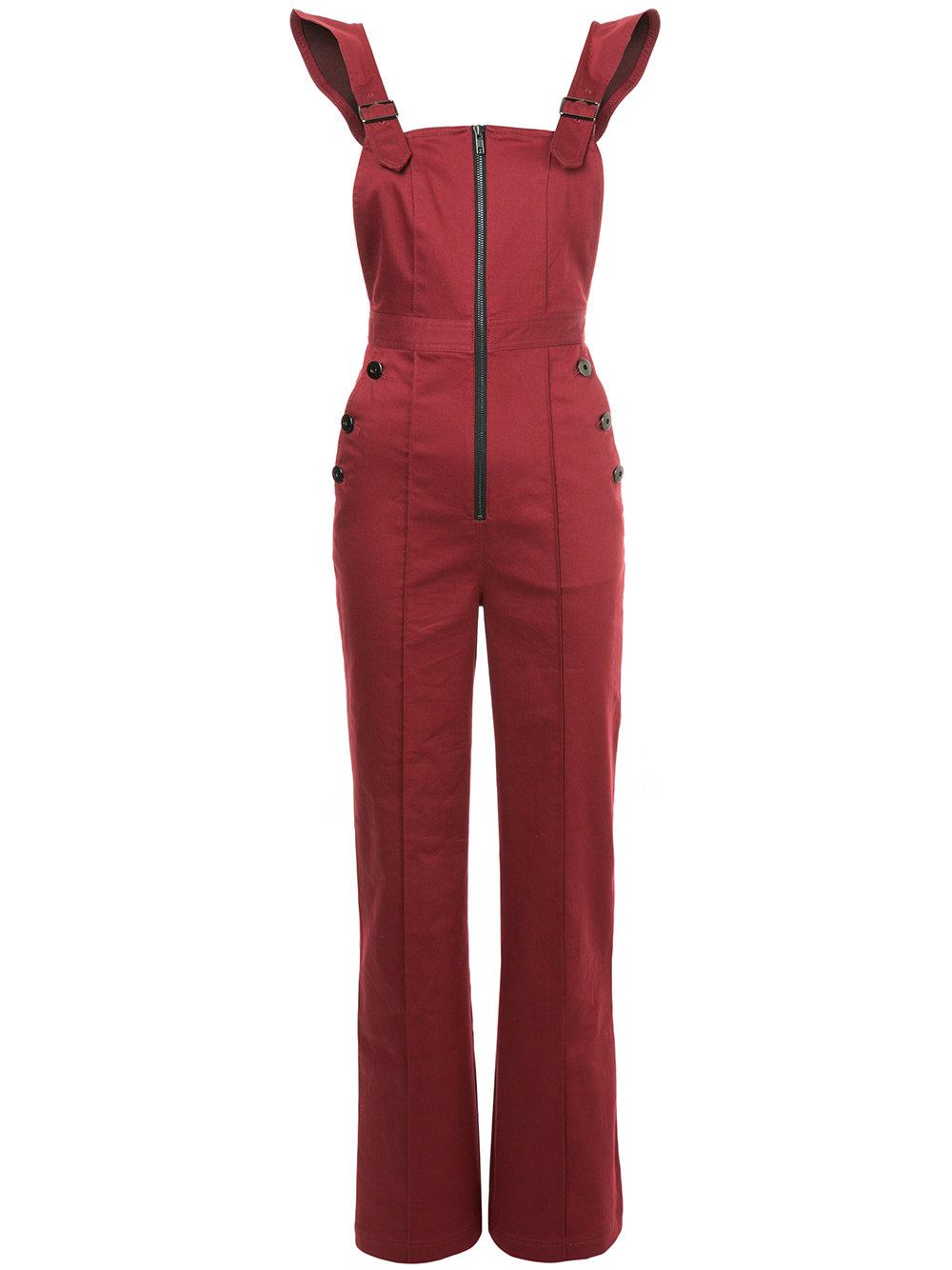 self portrait red jumpsuit