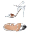 Halston Heritage Sandals In Silver