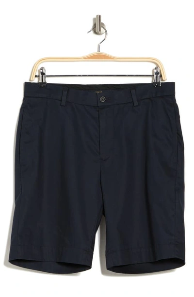 Brooks Brothers Stretch Cotton Linen Shorts | Navy | Size 28