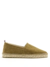 Castaã±er Canvas Espadrilles In Khaki-green