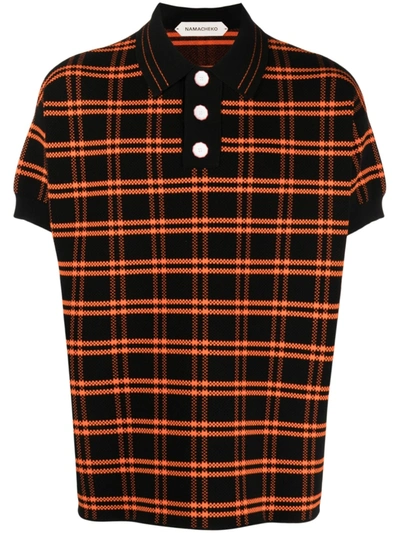 NAMACHEKO Black/white cotton knit shirt | TheDoubleF NAMACHEKO
