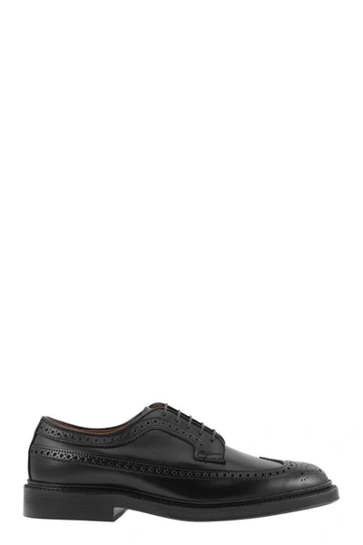 Alden Shoe Company Alden Duilio Cordovan Shoe In Black