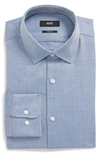 Hugo Boss Marley Sharp Fit Dress Shirt In Navy