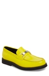 Cyber Yellow Leather
