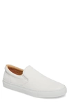 Greats Wooster Slip-on Sneaker In White Leather