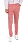 Zachary Prell Aster Straight Fit Pants In Pink