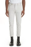 Acne Studios River Used Mamba Skinny Fit Jeans In Grey