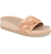 Donald Pliner Cava Ornamented Slide Sandals In Peony Leather