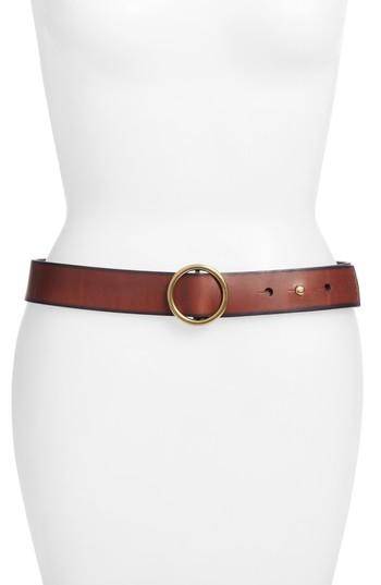 Frye Harness Leather Belt In Brown | ModeSens