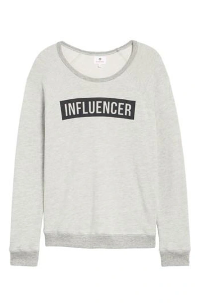 Sundry Influencer Sweatshirt In Heather Grey