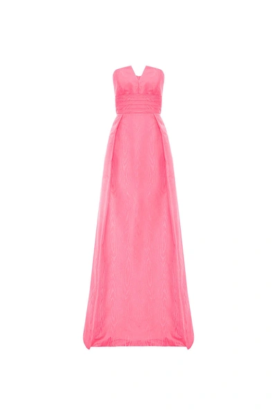 Rebecca Vallance Carmelita Strapless Gown Pink