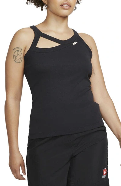 Nike Women's  Sportswear Collection Cutout Tank Top In Black