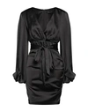 Actualee Woman Short Dress Black Size 10 Polyester