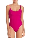 Amoressa The Ramones Bo One Piece Swimsuit In Berry Red