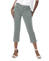 Nydj Released Hem Skinny Capri Jeans In Topiary