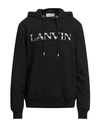 Lanvin Sweatshirt Clothing In Black