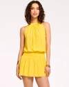 Ramy Brook Paris Sleeveless Mini Dress In Sun Kiss