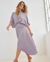 knee length dresses for ladies Ondine Wrap Midi Dress by ALEMAIS main image 1