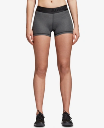 Adidas Originals Adidas Alphaskin Climacool Shorts In Dark Grey Heather