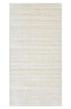 Solo Rugs Harbor Handmade Wool Blend Area Rug In Ivory