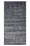 Solo Rugs Harbor Handmade Wool Blend Area Rug In Dark Gray
