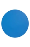 Moma Design Store Dual Sided Recycled Leather Placemat In Blue/ Light Pink Circle
