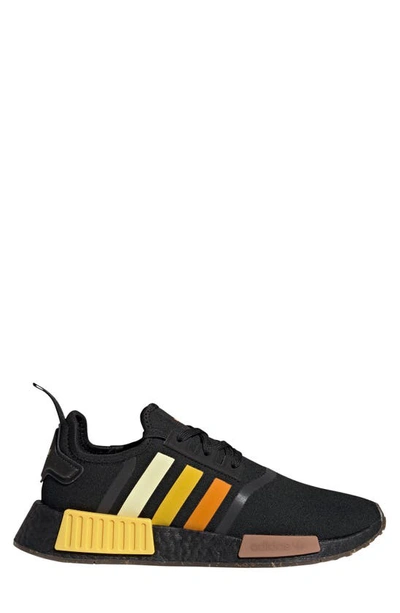 Adidas Originals Nmd R1 Running Shoe In Black/ Carbon/ Clay Strata